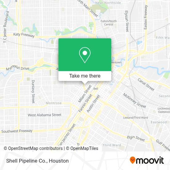 Shell Pipeline Co. map