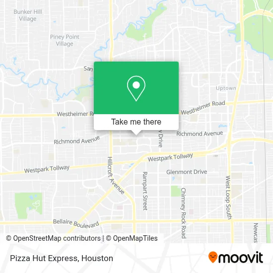 Pizza Hut Express map