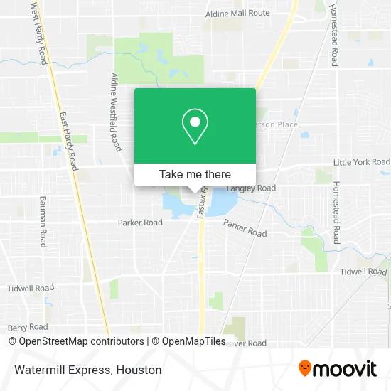 Watermill Express map