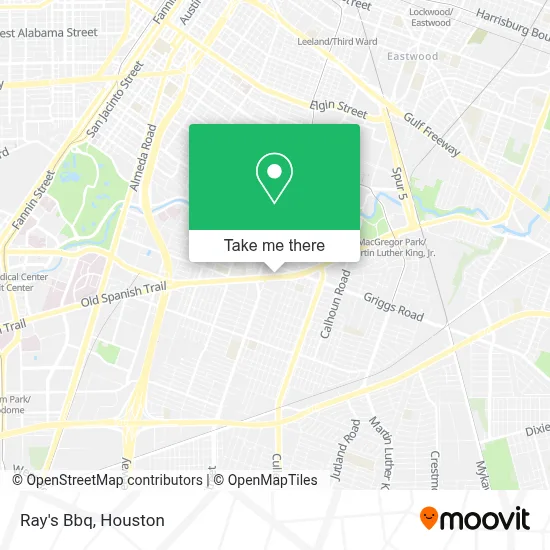 Ray's Bbq map