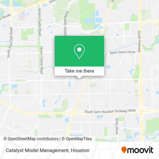 Catalyst Model Management map