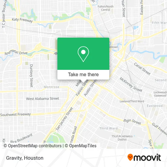 Gravity map