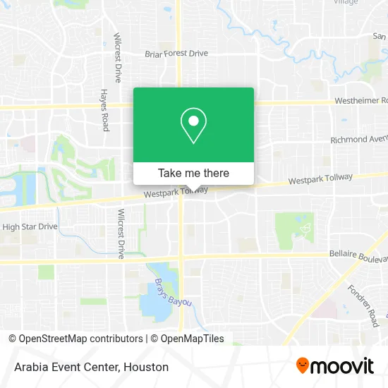 Arabia Event Center map