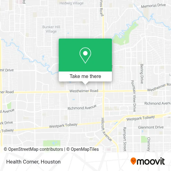 Health Corner map