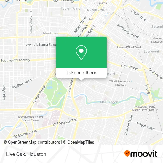 Live Oak map