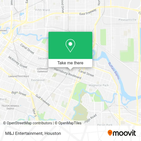 M&J Entertainment map