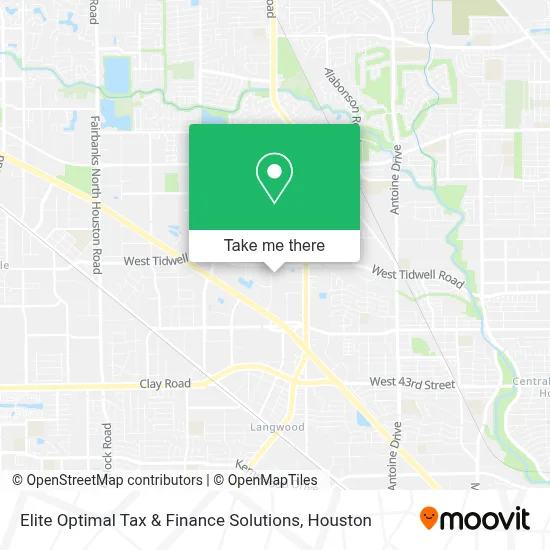 Elite Optimal Tax & Finance Solutions map
