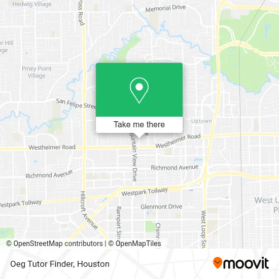 Oeg Tutor Finder map