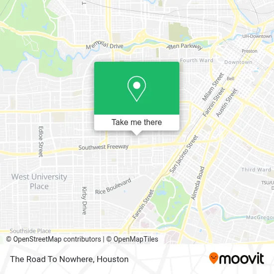 The Road To Nowhere map