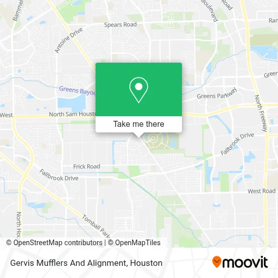 Gervis Mufflers And Alignment map