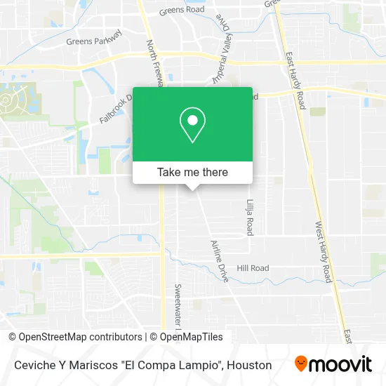 Ceviche Y Mariscos "El Compa Lampio" map