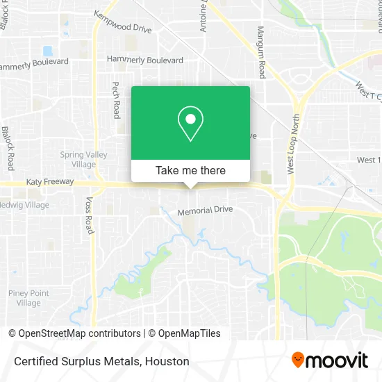 Certified Surplus Metals map