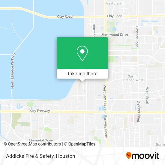 Addicks Fire & Safety map