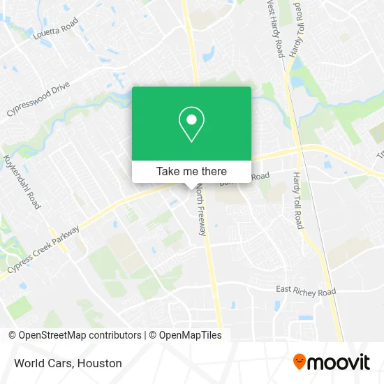 World Cars map