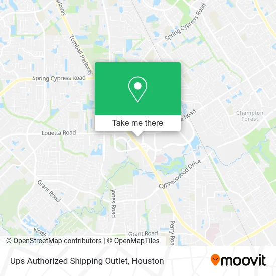 Ups Authorized Shipping Outlet map
