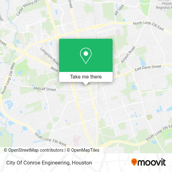 City Of Conroe Engineering map