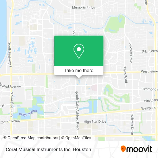 Coral Musical Instruments Inc map