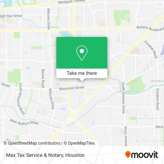 Max Tax Service & Notary map