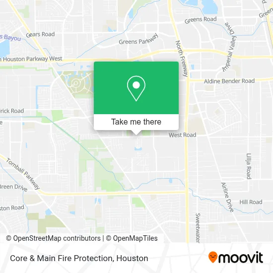 Core & Main Fire Protection map