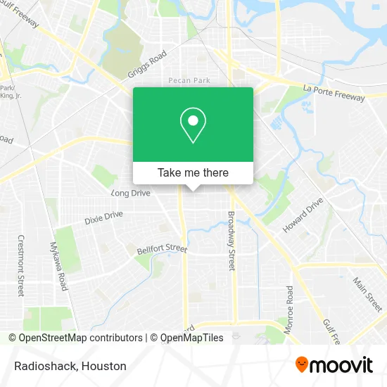 Mapa de Radioshack