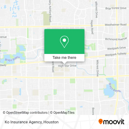 Ko Insurance Agency map