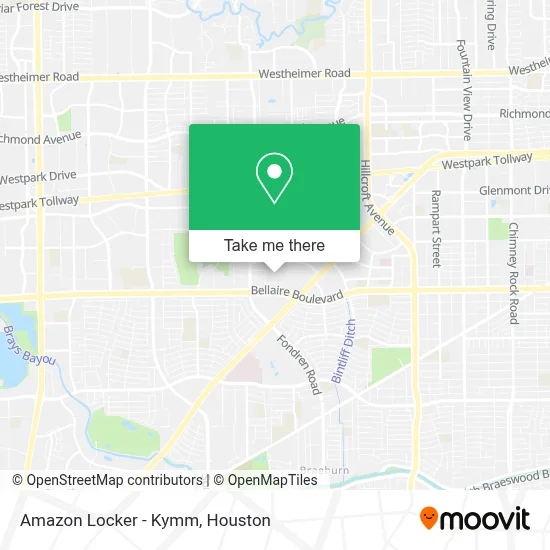 Amazon Locker - Kymm map