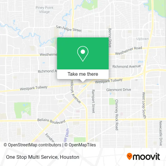One Stop Multi Service map
