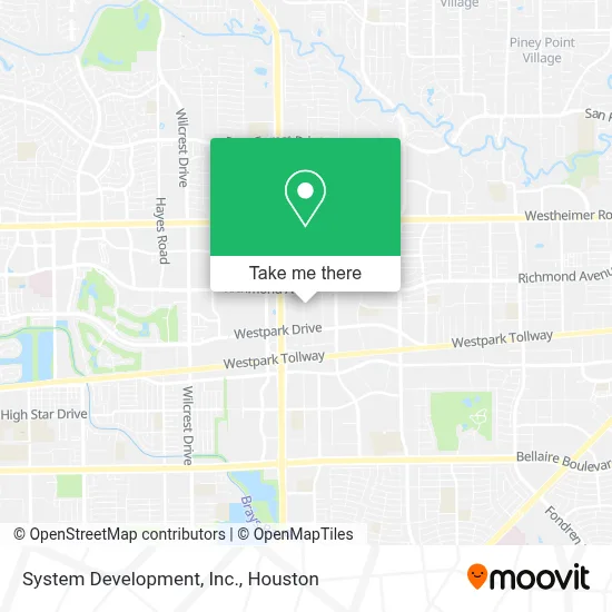 System Development, Inc. map