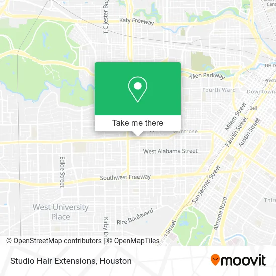 Studio Hair Extensions map