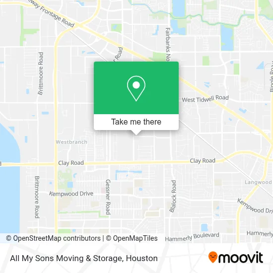 All My Sons Moving & Storage map