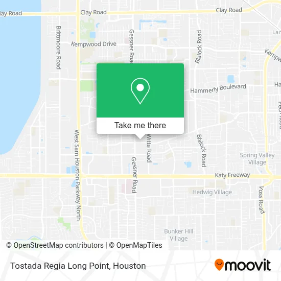 Tostada Regia Long Point map