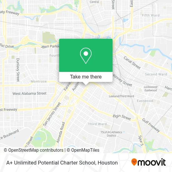 A+ Unlimited Potential Charter School map