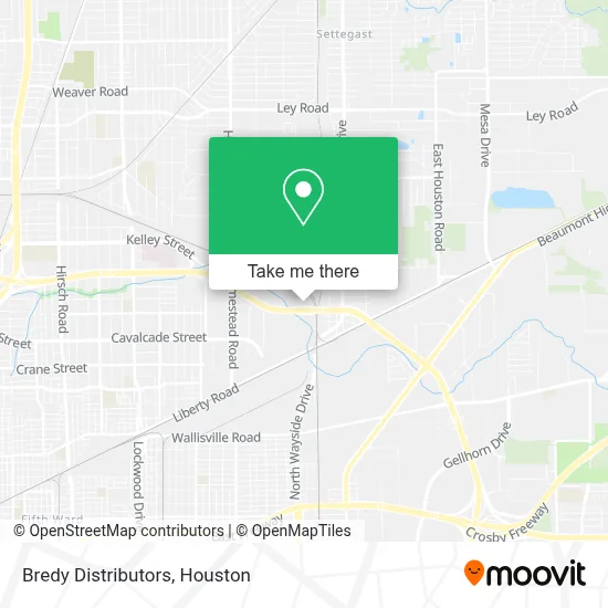 Bredy Distributors map