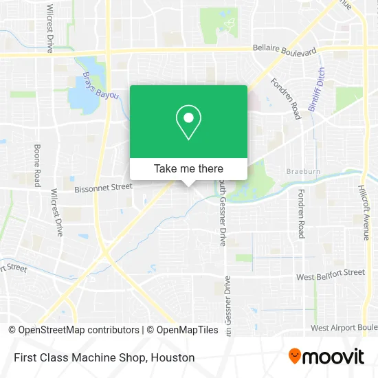 First Class Machine Shop map