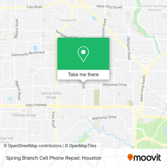 Spring Branch Cell Phone Repair map