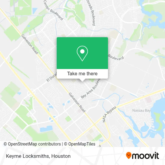 Keyme Locksmiths map
