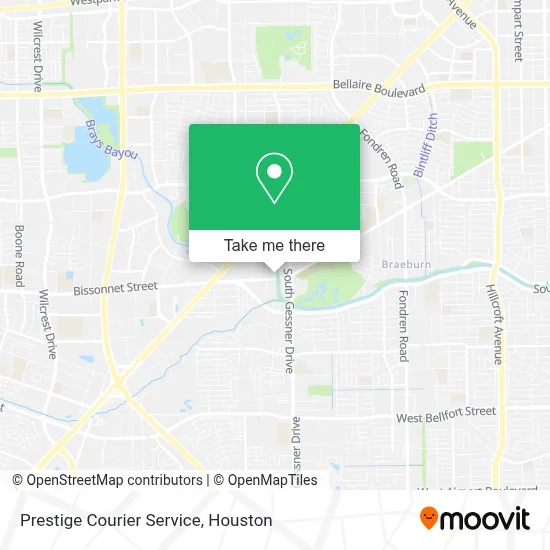 Prestige Courier Service map
