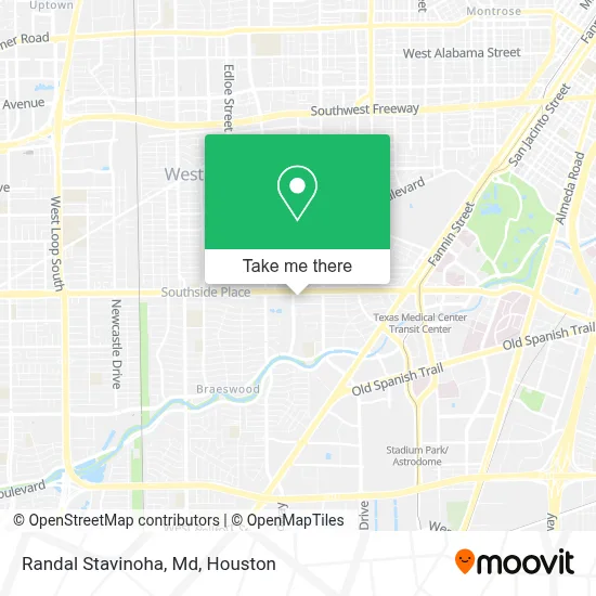 Mapa de Randal Stavinoha, Md