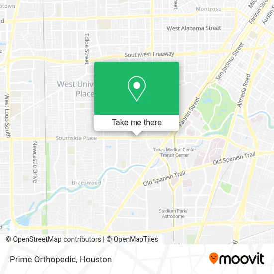 Prime Orthopedic map