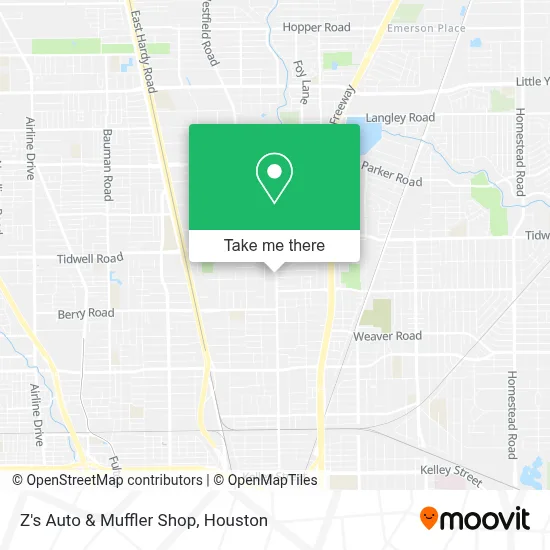 Z's Auto & Muffler Shop map