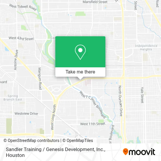 Sandler Training / Genesis Development, Inc. map