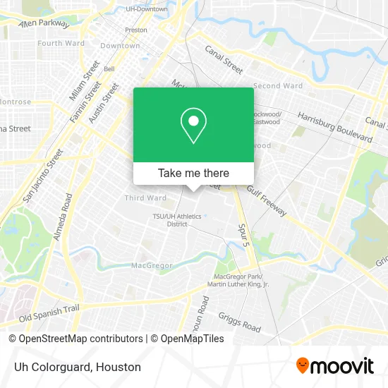 Uh Colorguard map