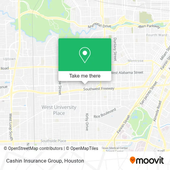 Cashin Insurance Group map
