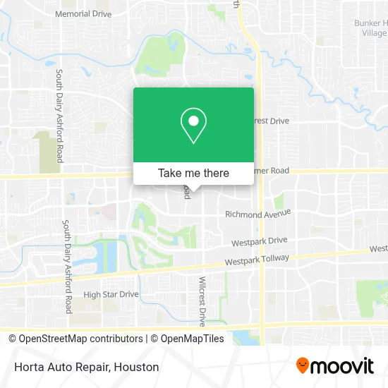 Horta Auto Repair map