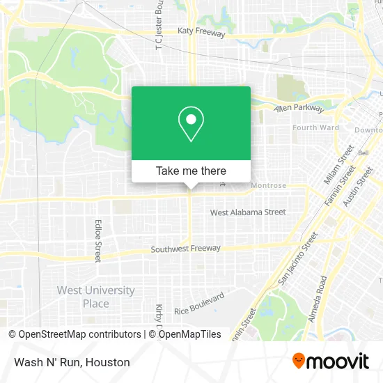 Wash N' Run map