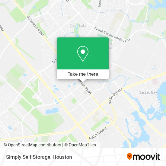 Simply Self Storage map