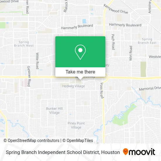 Spring Branch Independent School District map