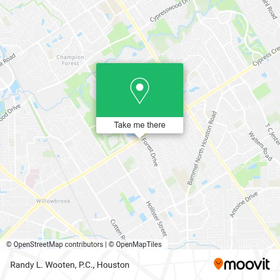Randy L. Wooten, P.C. map