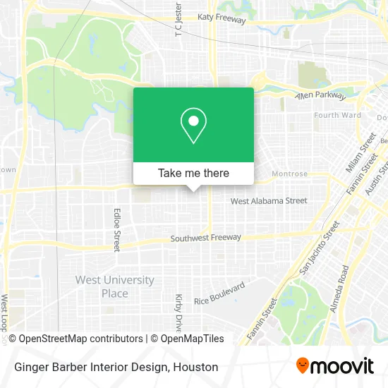 Ginger Barber Interior Design map