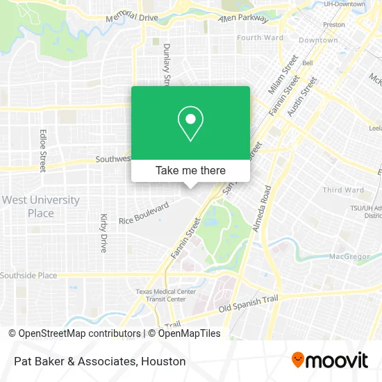 Pat Baker & Associates map